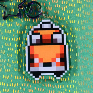 Minecraft Fox Keyring