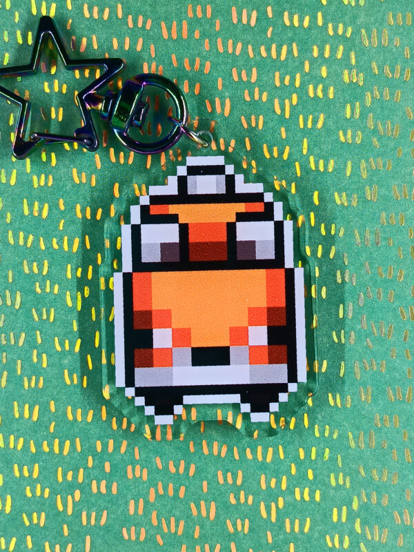 Minecraft Fox Keyring