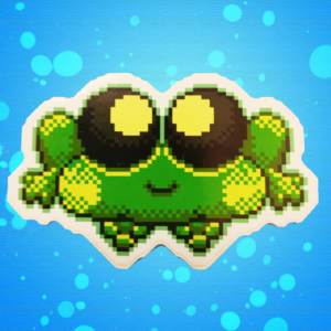 Frog Weatherproof Sticker