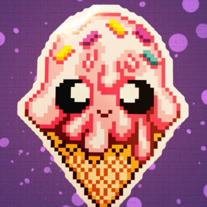 Ice-cream Weatherproof Sticker