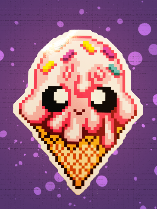 Ice-cream Weatherproof Sticker