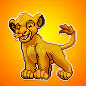 Simba Weatherproof Sticker