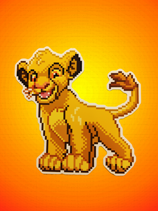 Simba Weatherproof Sticker