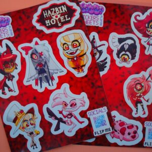 Hazbin Hotel Sticker Sheet Set