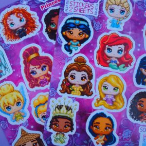 Disney Princesses Sticker Sheet Set