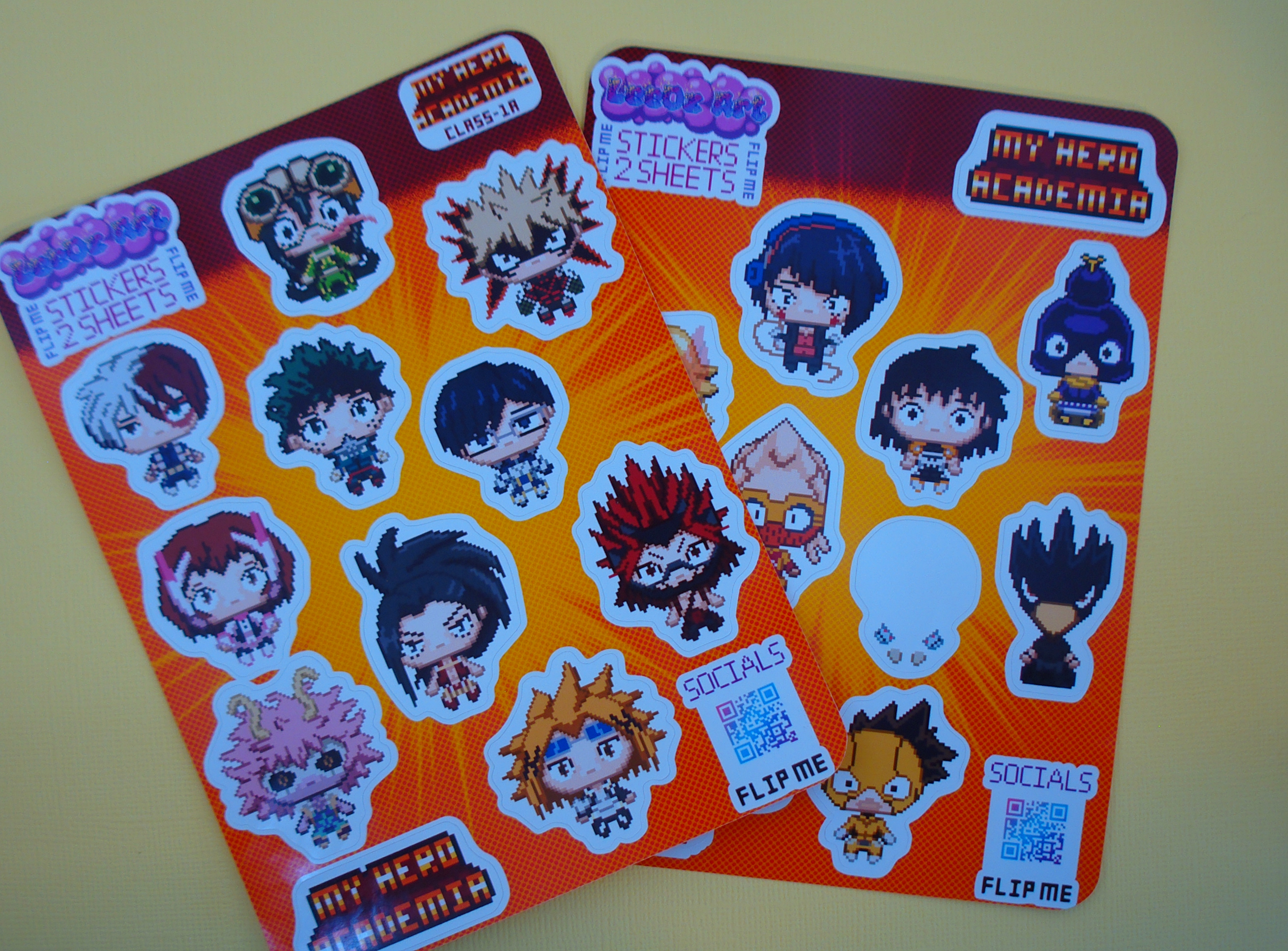 My Hero Academia Sticker Sheet Set