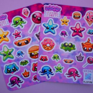 Kawaii Sticker Sheet Set
